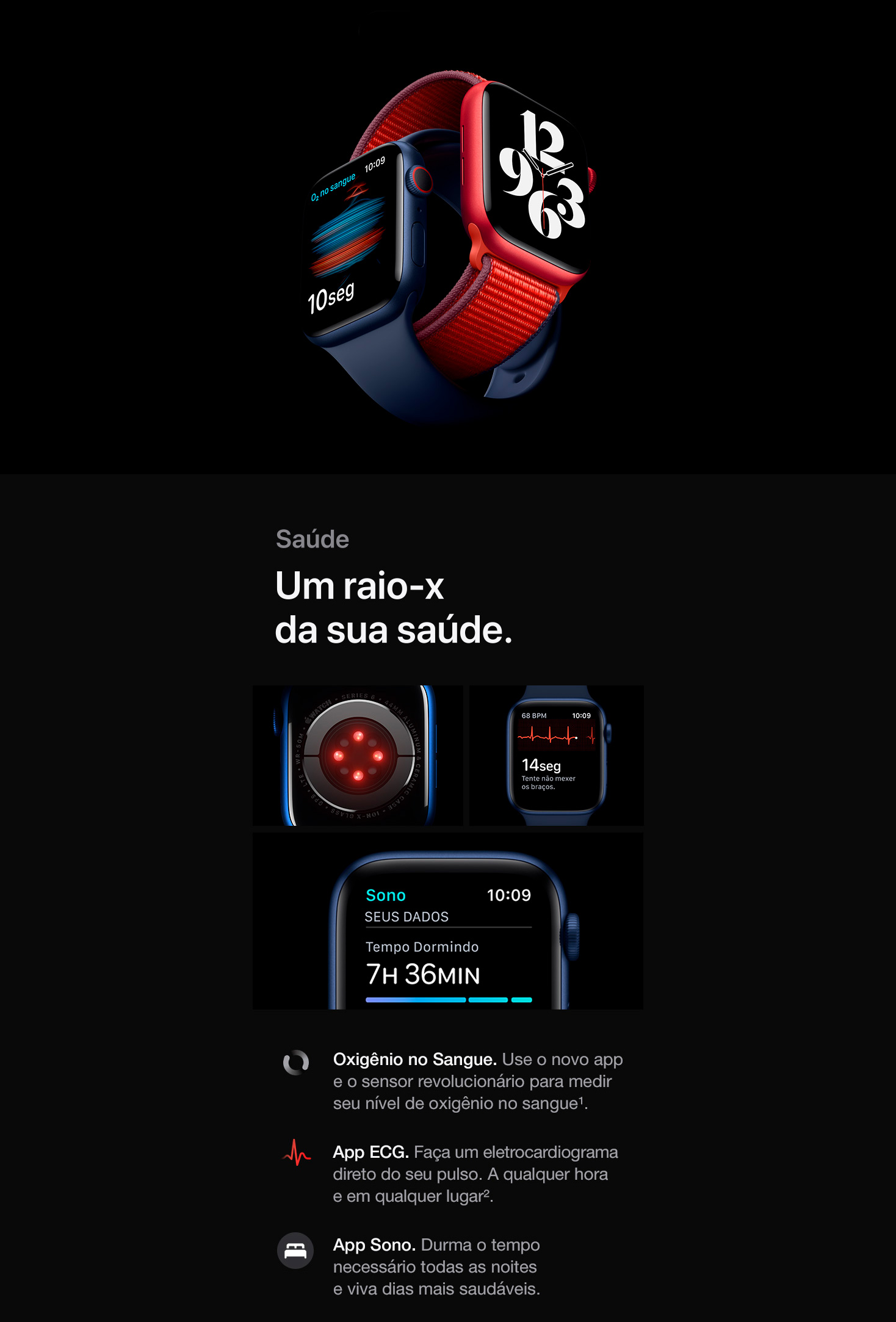 Apple Watch Series 6 (GPS) 40mm Caixa Dourada de Alumínio com Pulseira Esportiva Areia-Rosa